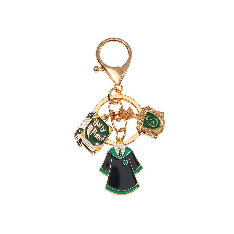 1Pc College Keychain Cartoon Pendant Preppy Style Zinc Alloy Festival Gift Badge
