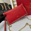 V Family 2026 Women's European & American-Style Rivet Clutch Crossbody Bag