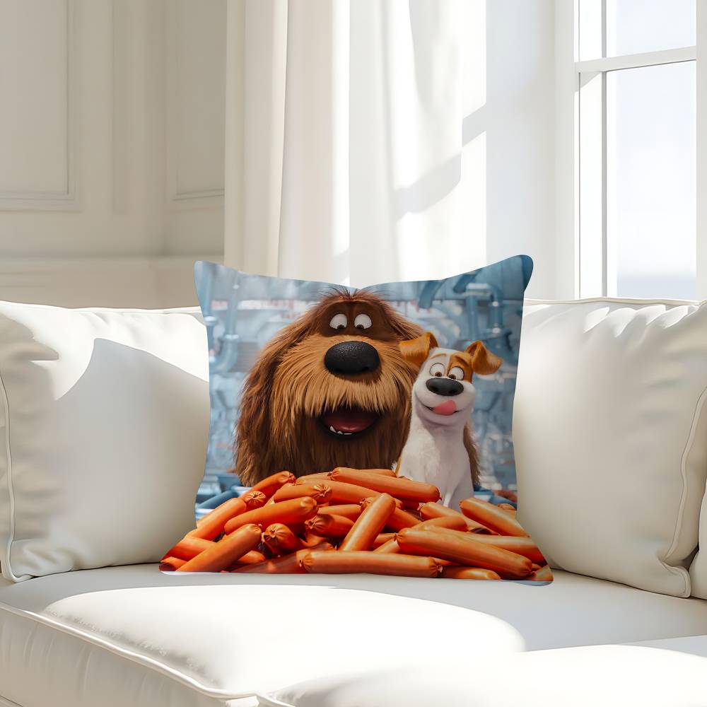The S-Secret Life Of Pets Personalized Pillow Cover Kids Bedroom Wild Party Decor Pillowcase Kid Birthday Shower Gift