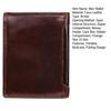 Men Short Faux Leather Wallet Large Capacity Bi-fold Wallet with Zipper Pocket Cash Coin Card Holder Folding Front Pocket Business Wallet