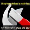 Knife and Blade Sharpener for Knives, Scissors, Shears & Kitchen Tools - Fast, Efficient, Multifunctional Stone Device