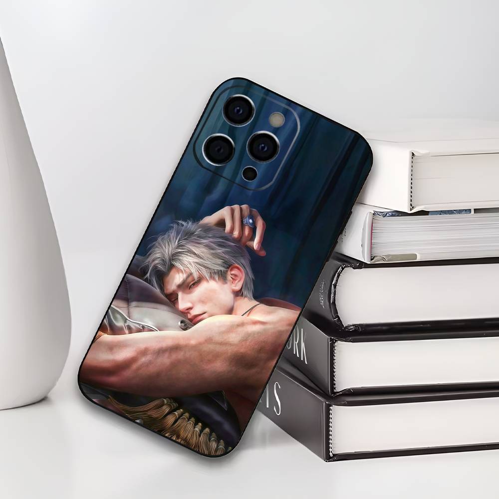S-Sylus L-Miłość i D-Głęboki Kosmos Etui na Telefon Dla iPhone 17,16,15,14,13,12,11 Plus,Pro Max,XS,Miękki Silikon Czarny Pokrowiec