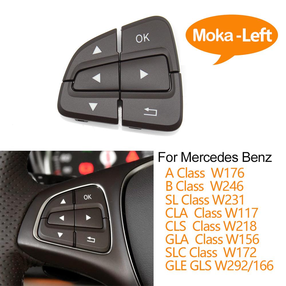 Auto-Lenkrad-Menüsteuerungsschaltertasten für Mercedes Benz AB GLA GLS GLE V-Klasse W176 W246 W156 W166 W292 W117 W218 W231