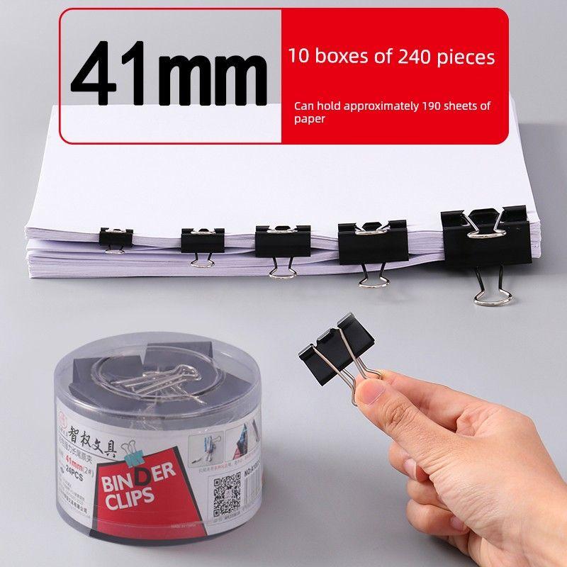 Large and Medium Size Small Size Office Office Supplies Bill Folder Multi-Specification Material Clip Classification Iron Clamp Storage Wholesale