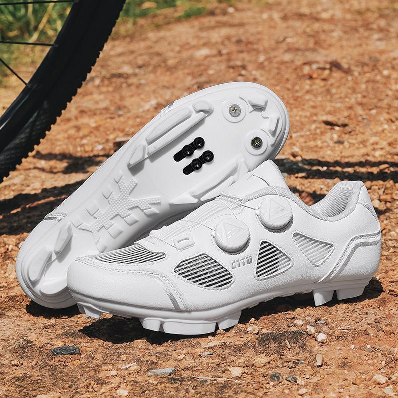 Breathable Lightweight Road Cycling Shoes with Hard Sole