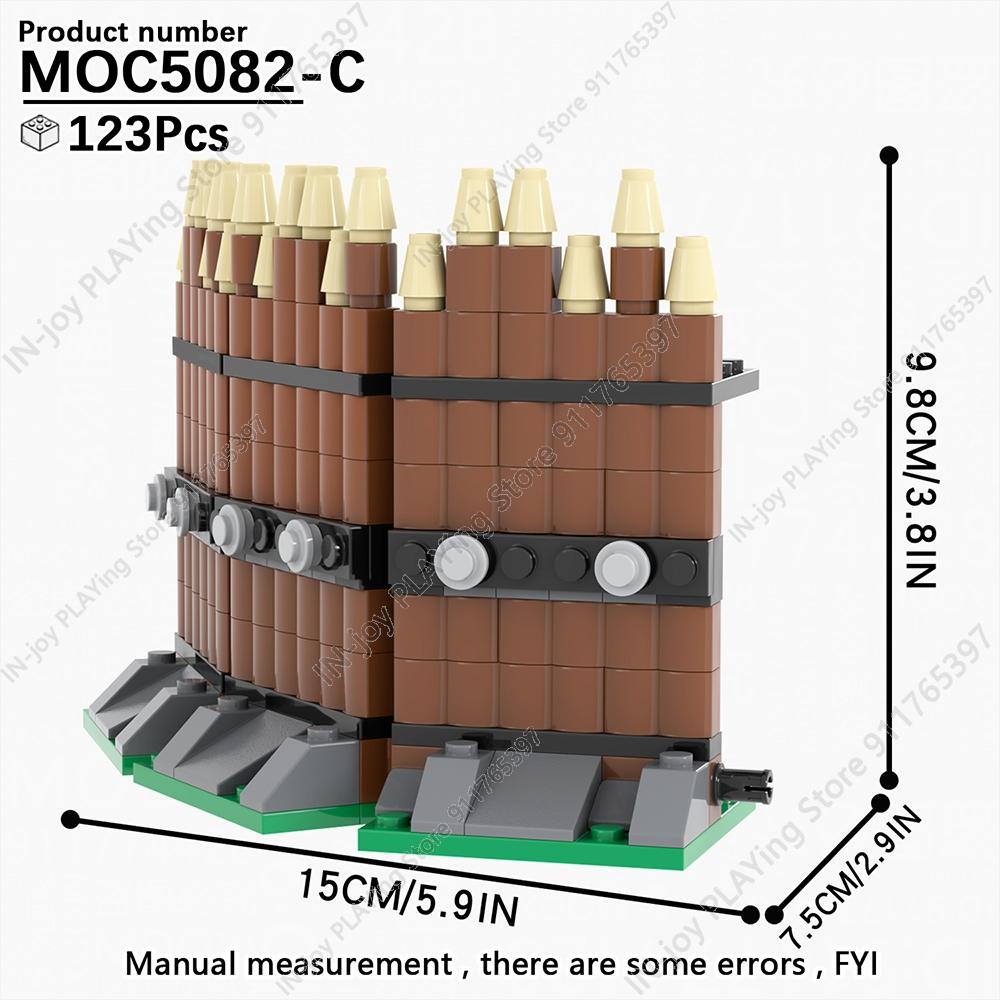 MOOXI Medieval Building Blocks Set Military War Castle Knight Carriage Crossbow Siege Vehicles Model MOC Bricks Toy For Boy Gift