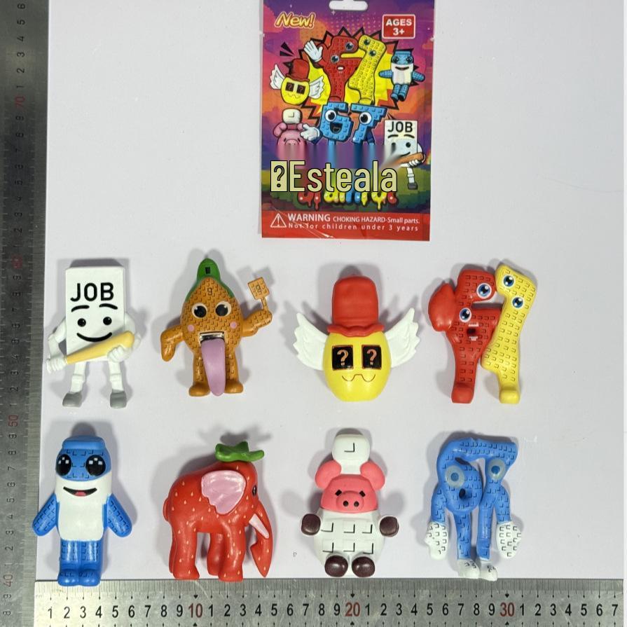 Cross-border 3.5-inch Brain Rot Game Plush Toy Ornament, 8 Styles Blind Bag.