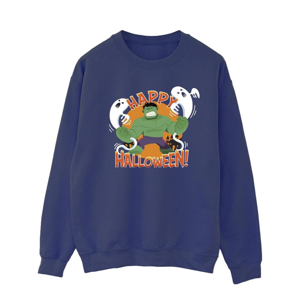 Marvel Womens/Ladies Hulk Happy Halloween Sweatshirt