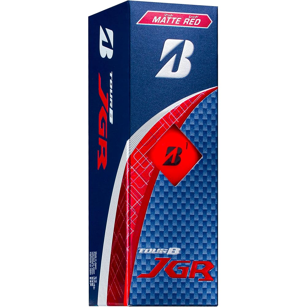 Bridgestone TOUR B JGR Golf Balls 12 Pack Matte Red 2025 Model