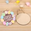 Easters Door Sign Offering Color Easters Party Supplies Wood Door Ornament Suitable for Home Office and Shop Decorations