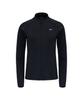 Baellob Women'S Standard Zip-Up Rash Guard Black