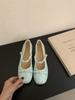 Inner height increase silver Mary Jane single shoes women's shoes bow with skirt shoes