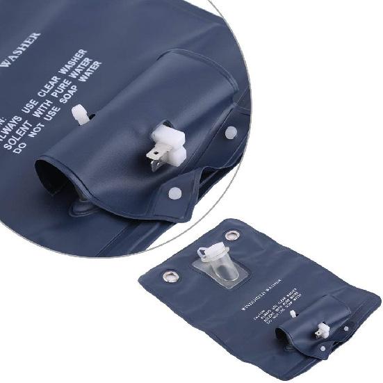 Aramox Насос омывателя лобового стекла, 12 В Универсальный комплект с бачком для омывателя лобового стекла и кнопкой-переключателем для классических автомобилей