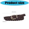Braided Traditional Waist Chain Belt for Women Prom Banquet Club Party Hot Girl Simple Elegant Woven Belt