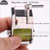 T9 Roller Presser Foot For Flatbed Sewing Machine Made Of High Quality Stainless Steel And Rubber Adjustable Width 0-13.5mm Suit
