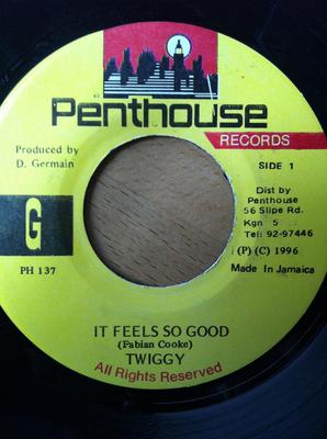 7inch Record TWIGGY - It Feels So Good PH137 Penthouse Recor 1996 Jamaica Reggae, Ska & Dub Used