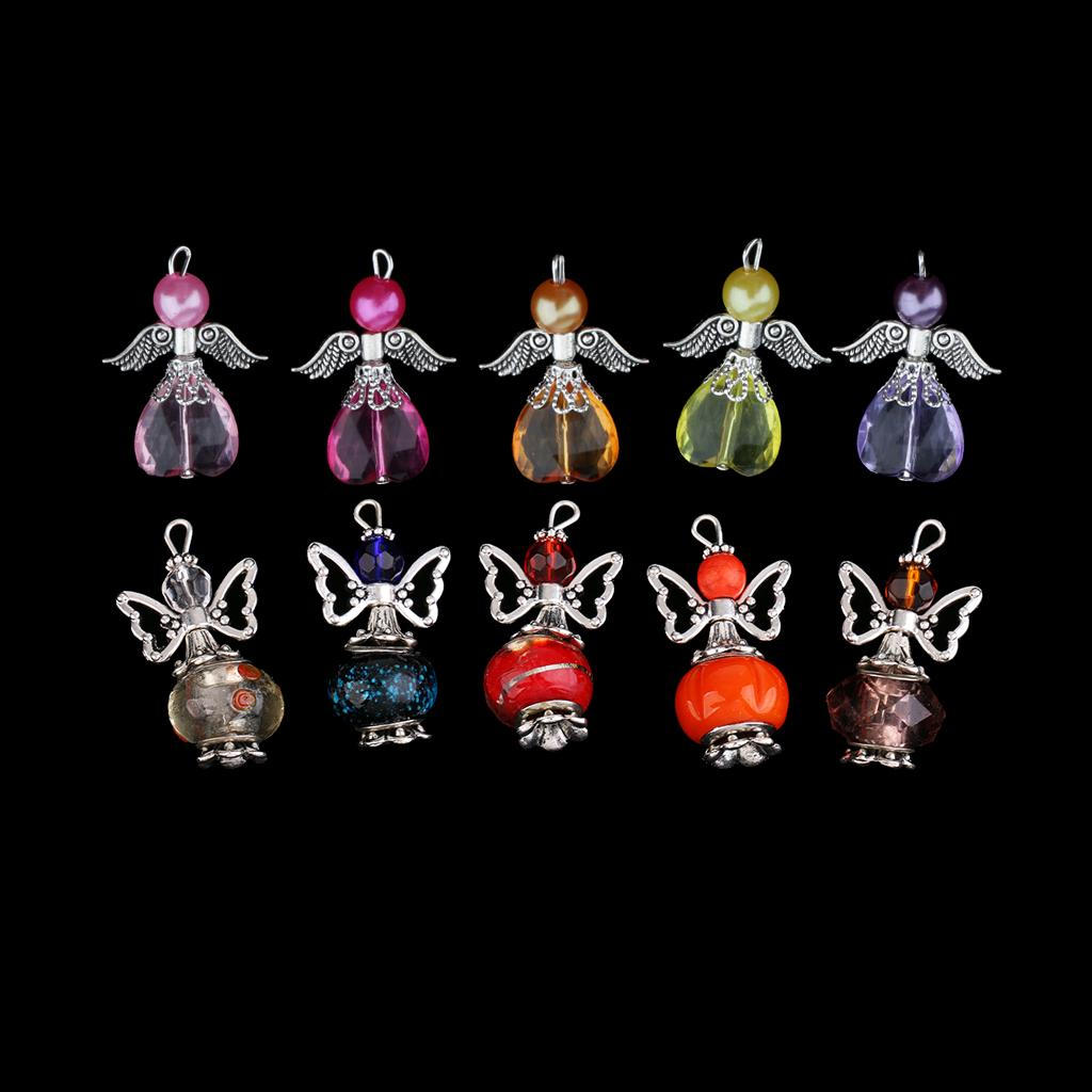 

10 шт. Подвески-ангелы ручной работы для изготовления украшений своими руками и поделок