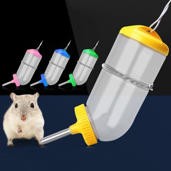 300/500ml Pet Rabbit Dog Hamster Hanging Auto Water Bottle Dispenser Feeder