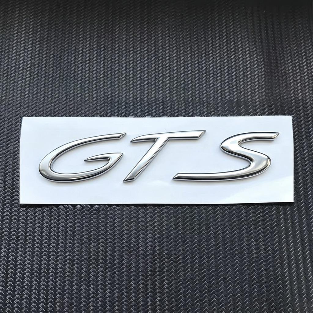 Emblema Auto 3D Lettere Decorative per Bagagliaio Posteriore Accessorio per Porsche Panamera Cayman Boxster Cayenne Macan GTS Taycan Turbo