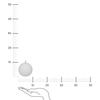 Molia Led Ball Candle White 10Cm