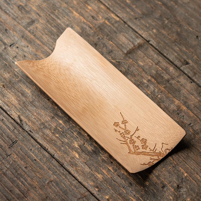 Janpanese Style Tea Scoops Vintage Handmade Bamboo Tools Kung Fu Tea Ceremony Utensils Tea Spoon Teaware Accessories 2025 New