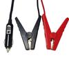 Car Cigarette Lighter Extension Cord12V/24V Male Plug to Battery Clips Cable with LED Light for Car Inflator Cleaner