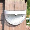 Led Solar Fence Lights Outdoor Waterproof Wall Lights Corrugated Lights For Fence Terrace Garden Path Decorative Lights