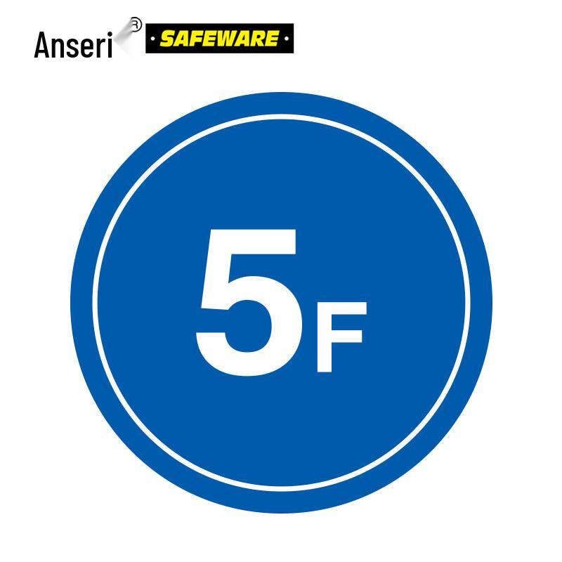 PVC Round Floor Indicator Sign