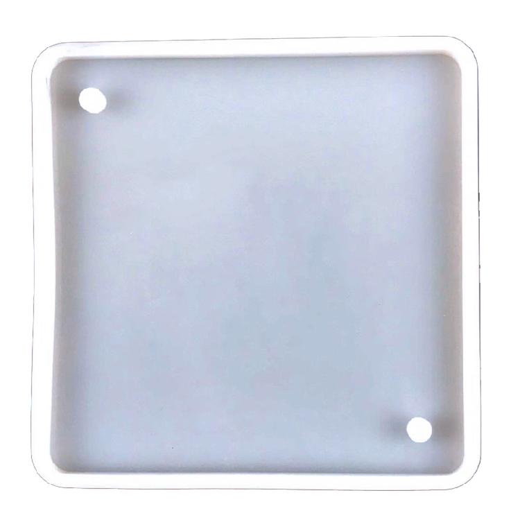 Resin Molds Square Silicone Pendant Jewelry Casting Molds with Two Hanging Hole 1 белый