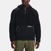 Under Armour Chaqueta con Capucha y Media Cremallera Mission Training para Hombre Ropa Exterior Negro 1366094-001