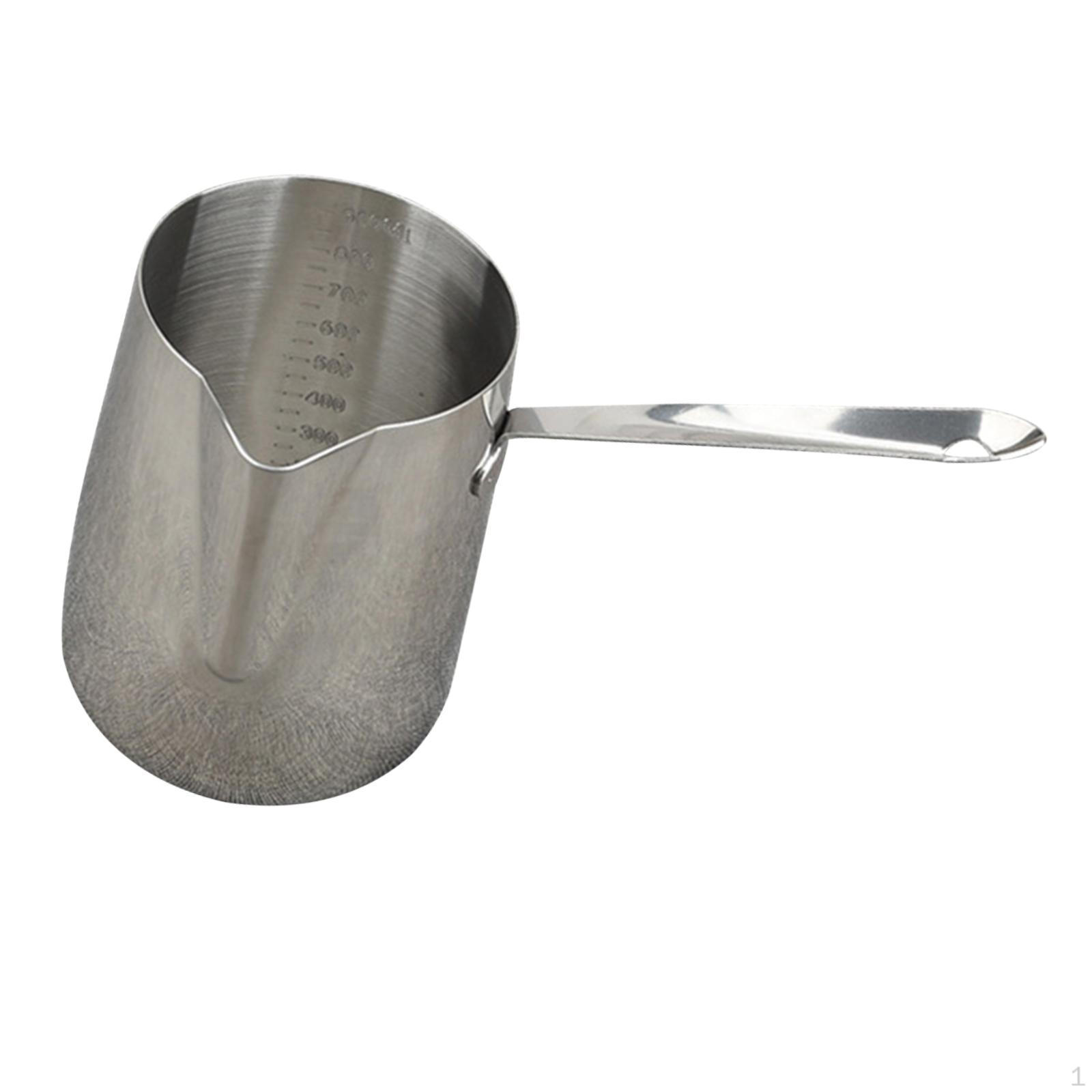 

Кувшин для вспенивания молока, кувшин для плавления масла из нержавеющей стали для домашней кофейни с носиком 950ML