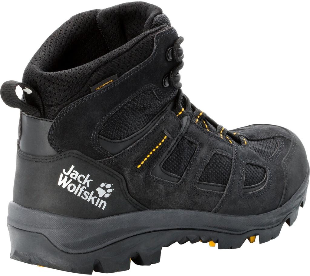 Обувь для треккинга Jack Wolfskin Vojo 4 Texapore Mid black/burly yellow xt