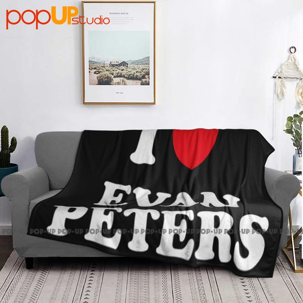 I Love Evan Peters Ultra-Soft Blanket Quilt Winter Sofa Cover Bed Covers