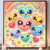 Kit Pittura Diamante 5D Fai da Te Cuore d'Amore Carino con Perle e Gemme per Adulti/Principianti Idea Regalo Decorazione Casa 11,81x11,81 pollici