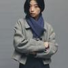Almute Kai WOOL MUFFLER_BLUE