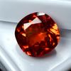 CERTIFIED Orange Sapphire Square Cushion Cut 9.50 Ct Natural Loose Gemstone