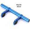 Bike Handlebar Extender 10/20/30cm | Aluminum Alloy Bicycle Stem Riser | Multi-Function Extension Mount for Gopro, Phone & Light | Cycling Accessories