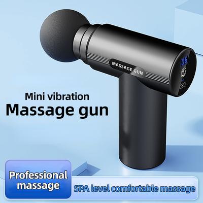 USB Mini masážní pistole Fasciální stroj Svalová relaxace Vibrační pistole Tyčinka Masáž Fitness vybavení Uchopovač krku Fasciální pistole