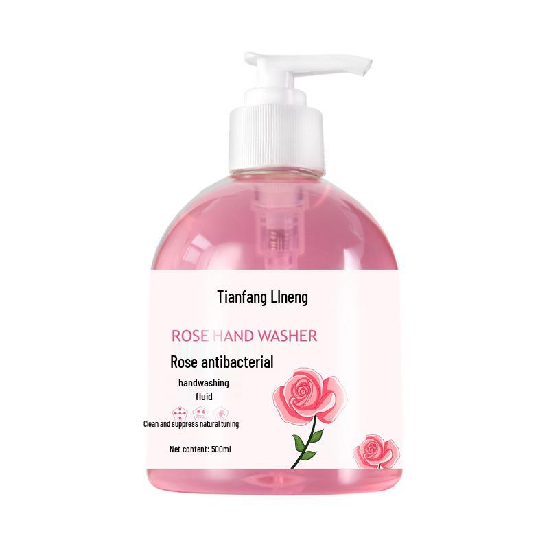 Tianfang Lineng Rose-Scented Antibacterial Hand Soap, 500ml - Perfect for Families & Hotels