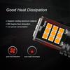 2pcs T20 7443 Led Brake Light Reverse Light Bulb Fit for Universal Car 7440 W21W W21/5W Amber Red Light 12V
