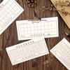 Elementary Calligraphy Practice Sticky Notes: Grid Paper & Steel Pen, 30 Characters Daily Regular Script, Tearable Self-Adhesive Sheets.