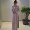 2024 Autumn Women's Solid Color Lapel Slim Short Jacket and High Waist Skirt Set
