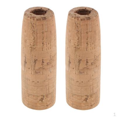 2 Stück Kork Angelruten Griff Griff DIY Komponenten Reparatur Zubehör