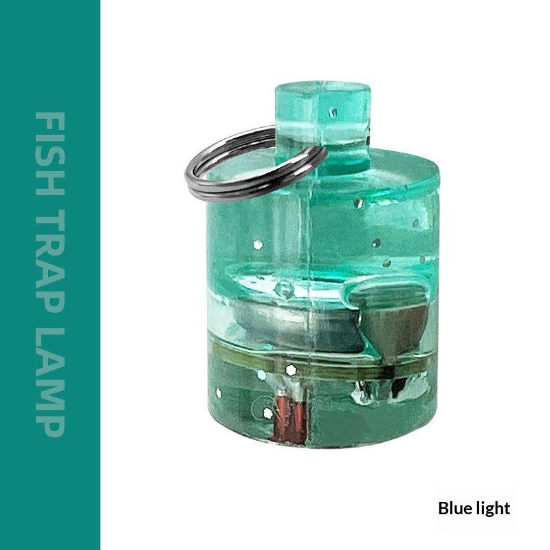 

Mini LED Fishing Attraction Lamp - Glowing Squid Lure Light with Flashing Function, Fishing Tackle Tools for Night Fishing синій
