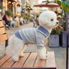 Preppy Style Pet Dog Hoodie Soft Two Legs Dog Clothes Minimalist Pet Overalls  Spring Autumn