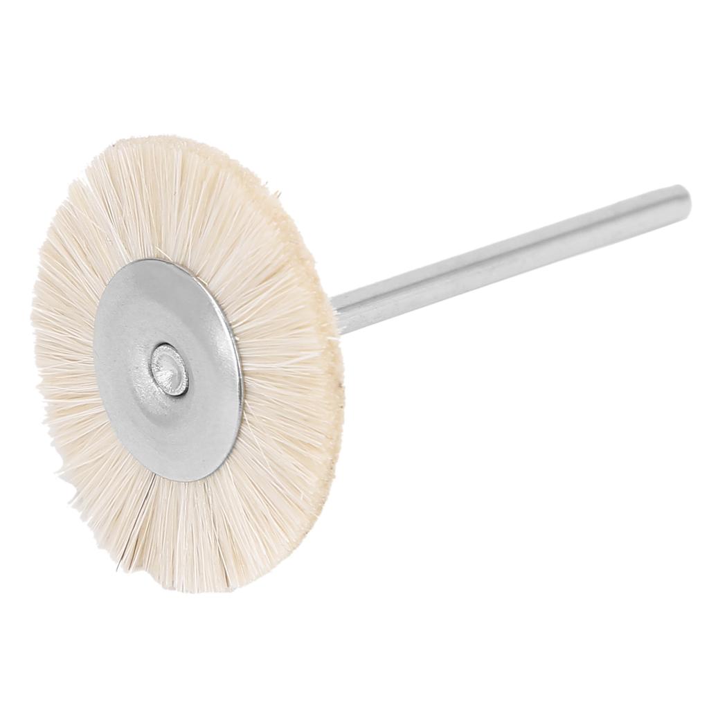 T shaped Nail Drill Bit Clning Brush Portable Nail Dust Brush Manicure Tool Accessory(White )