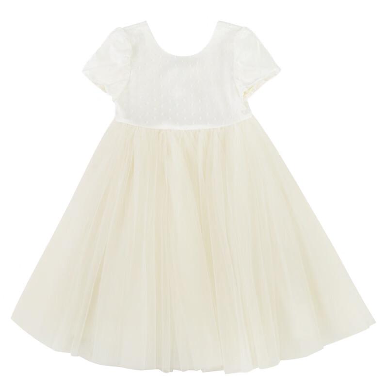 Girls  Short Sleeve Princess Party Dress 110