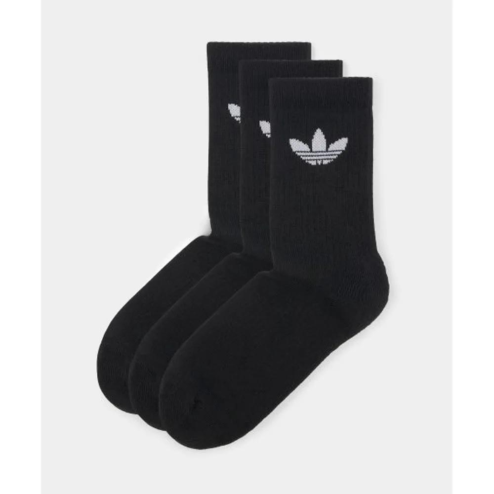 adidas Trefoil Cushion Crew Socks 3P - Black IJ5613 4496184