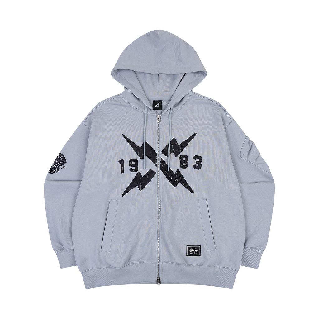 Crs Biker Hooded Zip-Up 5134 Grey