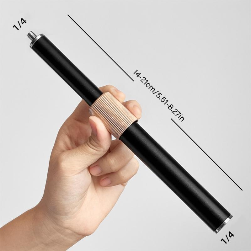 Heavy Duty Telescoping Camera Mount Poles With 1/4in Internal External Thread For DSLR Action Camera Lighting Equipment